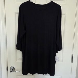 Free People Women's Large Black Mini Dress